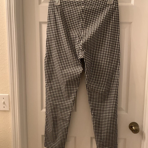 Karen Kane Piper Pant Gingham Black/White XL Ankle Length - Picture 3 of 5